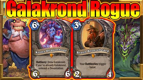 ULTRA Galakrond Rogue Deck To Watch Before Bed United In Stormwind