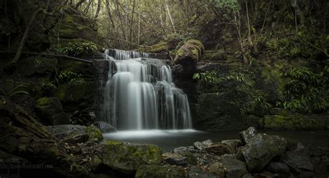 Hobart Waterfalls A Short Drive From The Cbd Steven Duncan Art Fine