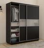 Buy Kosmo Universal Sliding Door Wardrobe In Natural Wenge Melamine