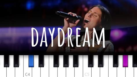 Daydream ~ Lily Meola (piano tutorial) Chords - Chordify