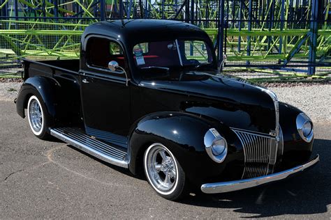 Chopped 1940 Ford Pickup Built For Show And Go Ridetech