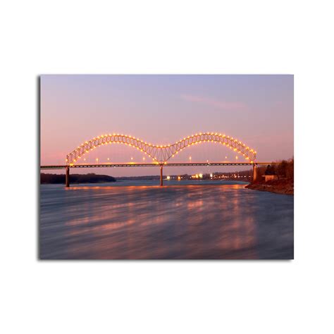 Memphis Arkansas Bridge Wall Art