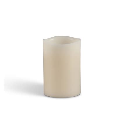 Everlasting Glow 33078 Melted Edge Pillar Flameless Flickering Candle — Life And Home