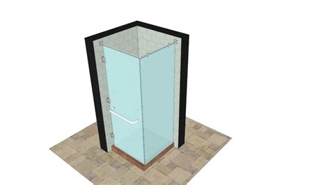 Shower Glass Partition 3d Warehouse