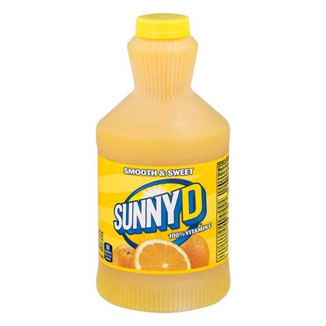 Sunny D Sunnyd Citrus Punch Smooth Orange 64 Fl Oz Instacart