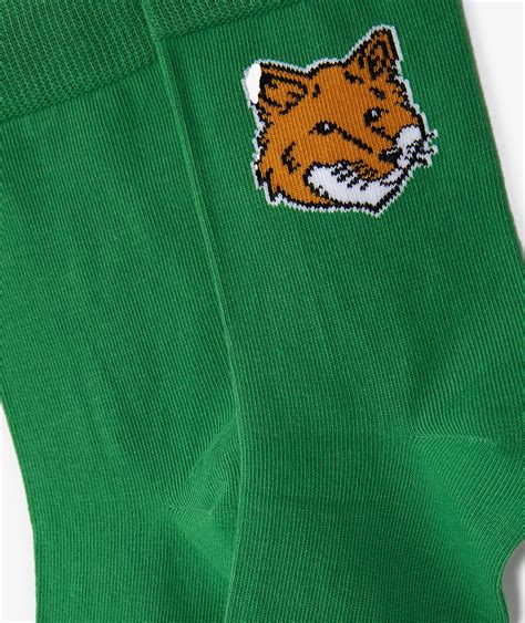 MAISON KITSUNÉ FOX HEAD SOCKS in | SVD
