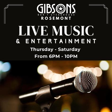 Gibsons Rosemont Location Hours Reservations Menus Gibsons Bar