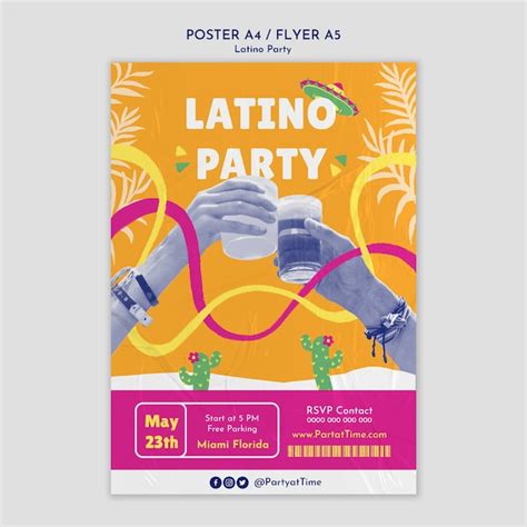 Página Imágenes de Plantillas Fiesta Latina Descarga gratuita en