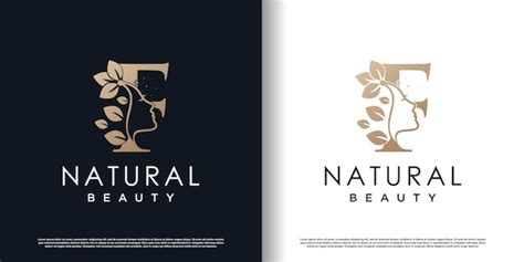 Premium Vector Letter F Logo With Natural Beauty Concept Premium Vector