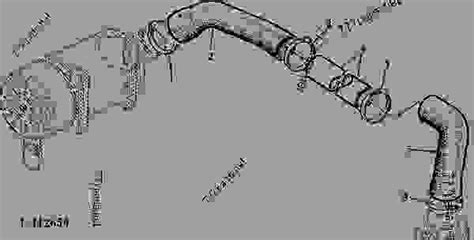 Air Intake Pipe And Hoses For Tractor Without Turbocharger 3 Tractor John Deere 2355