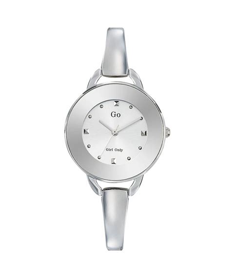 Montre Go Mademoiselle Acier Boitier Rond Argent Montre Quartz