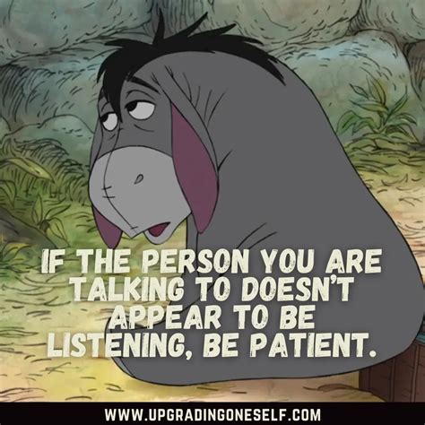 Eeyore Quotes (2) - Upgrading Oneself