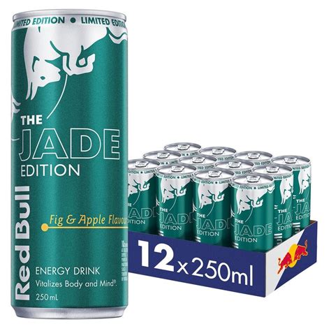 Red Bull Energy Drink Jade Edition Fig Apple 250ml 12 Pack At