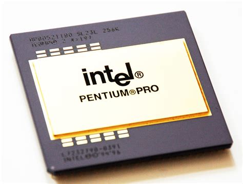 intel pentium pro cpu museum museum  microprocessors die