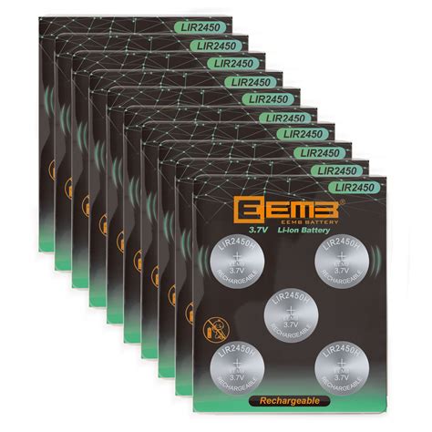 LIR2450H-- 3.7V 200mAh - All Things Lithium