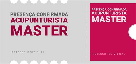 Inscri O Confirmada Acupunturista Master Portal De Membros