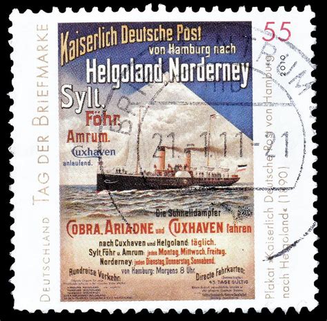 Germany On Postage Stamps Editorial Stock Photo Image Of Communication