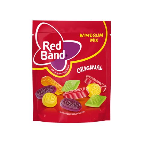 Red Band Candy Red Band Wine Gum Mix Pack Of 10 Red Band Sweets