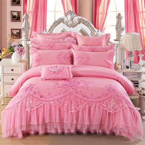 Aliexpress Buy 8 10Pcs Luxury Pink Color King Queen Size Royal