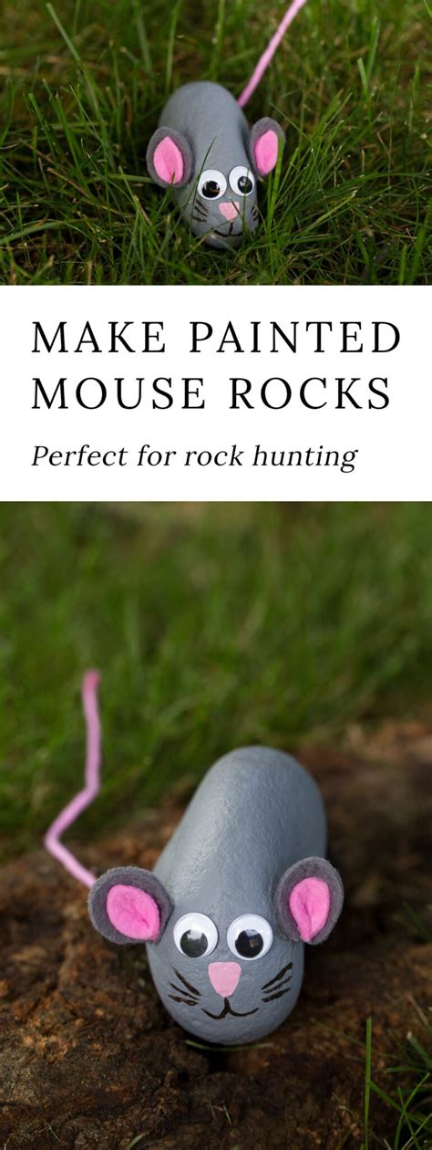 How To Make A Painted Rock Mouse