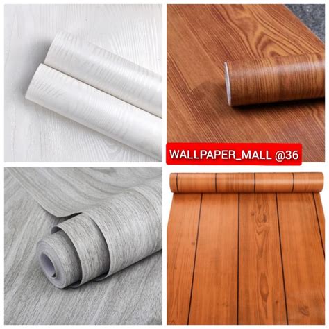 jual wallpaper motif kayu wallpaper dinding motif kayu stiker kayu