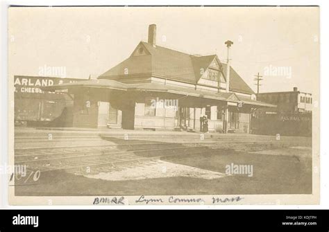 Lynn Common Station Postcard Stock Photo Alamy