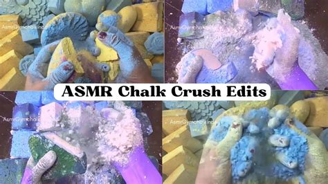 Colorful Chalk Crush Gym Chalk ASMR ASMR Gym Chalk Crush