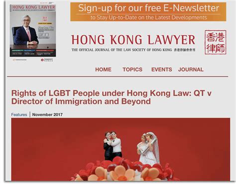 Same Sex Couple In Hong Kong Had A Tortuous Road To Justice