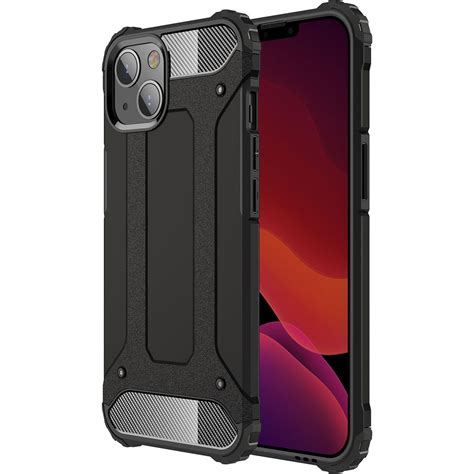 Mobigear Outdoor IPhone 13 Hoesje Hardcase Backcover Shockproof Zwart