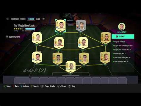 FIFA 21 Hybrid Leagues The Whole Nine Yards SBC Cheap Solution No