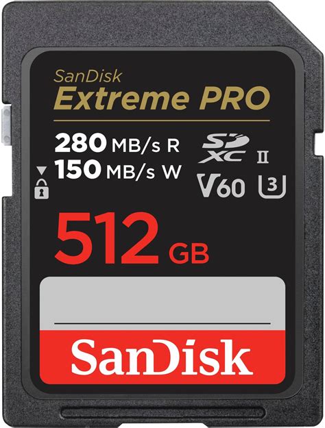 Best Buy Sandisk Extreme Pro 512gb Sdxc Uhs Ii V60 Memory Card Sdsdxep 512g Ancin