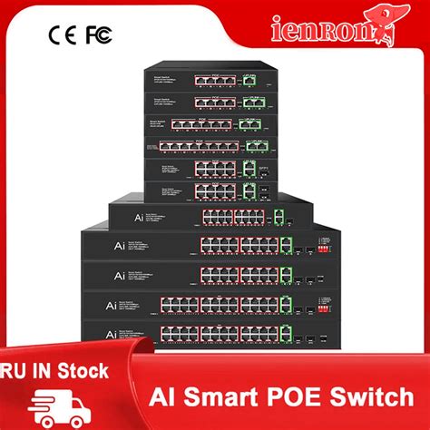 Ienron Interruptor Inteligente Con Ia Conmutador Gigabit O R Pido