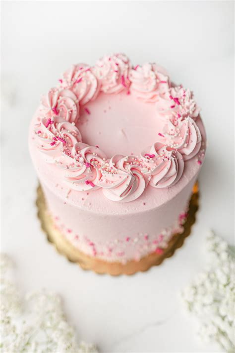 pink birthday cakes 1