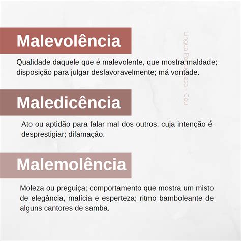 O Que É Malevolencia - Malevolência, Maledicência e Malemolência