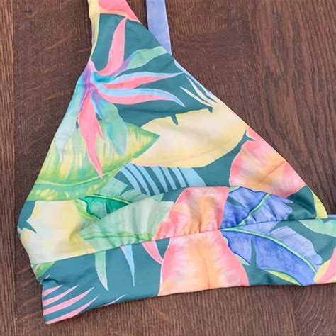 Billabong Swim Billabong Rides And Tides Banded Triangle Reversible Bikini Top Poshmark