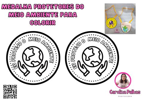 Medalha Meio Ambiente Para Imprimir