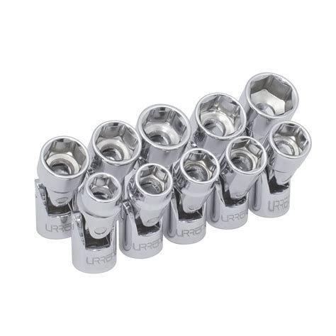 urrea flex socket set  piece mm mm  point flexible socket