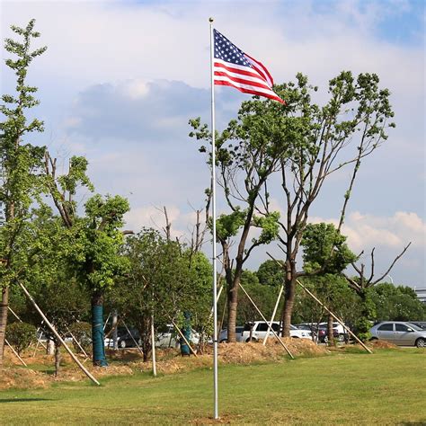 Amazon.com : Peach Tree Basic Portable Commercial Flag Pole Outdoor