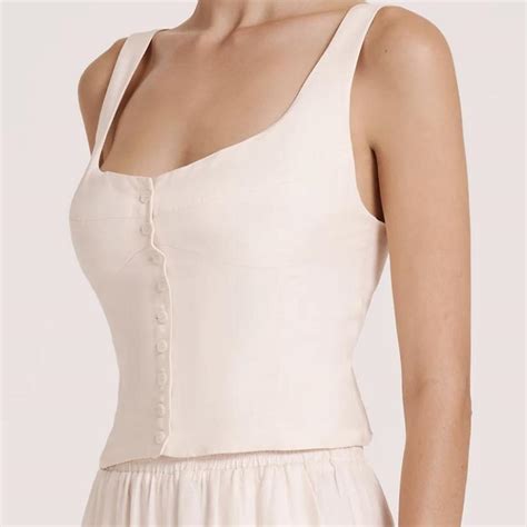 Nude Lucy Lea Cupro Corset Never Worn Ordered Depop