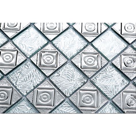 Modern Bedroom Wall Art Decorative Glass Mosaic Pattern Wall Tile And