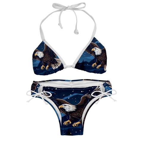 Starry Bird Detachable Sponge Adjustable Strap Bikini Set Two Pack