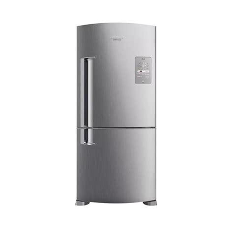Geladeira Frost Free Duplex Inverse - Geladeira Refrigerador 570L Inverse Inox Frost Free Duplex BRE80AK