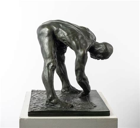 Proantic Male Nude Bronze Sculpture The Architect