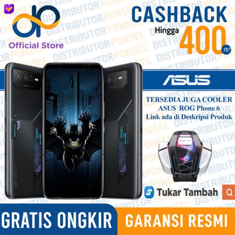 Promo Asus Rog Phone 6 Batman Edition 12 256gb Garansi Resmi Rog Phone