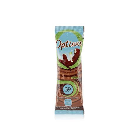 Options Belgian Chocolate And Mint Hot Chocolate Sachet G Spinneys UAE