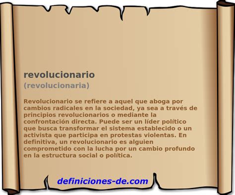 O Que Significa Revolucionário - Significado de «revolucionario (revolucionaria)»
