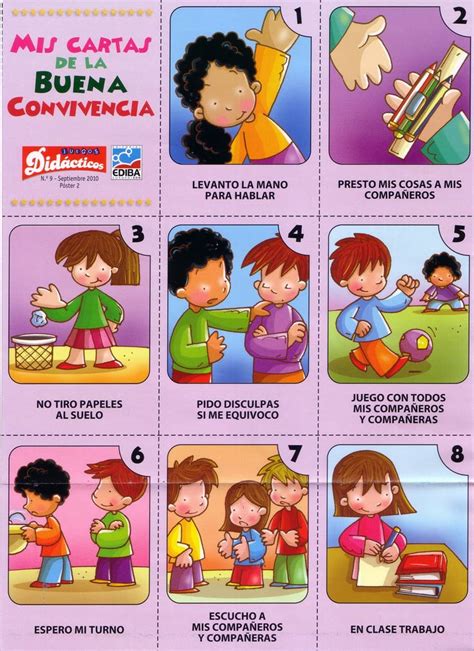 Mis Cartas De La Buena Convivencia Preschool Learning Activities Preschool Learning