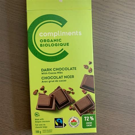 Compliments Dark Chocolate With Cocoa Nibs Reviews Abillion