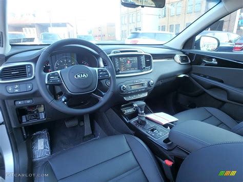 Satin Black Interior 2019 Kia Sorento EX V6 AWD Photo #135241758 | GTCarLot.com