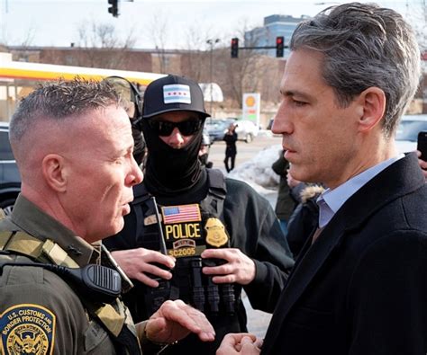 Ill. Mayor Confronts Border Chief Bovino Amid Operation | Newsmax.com